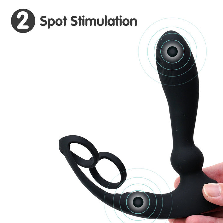 Kings Landing – RCT Remote Control Dual Cock Ring & Butt Plug Vibrator