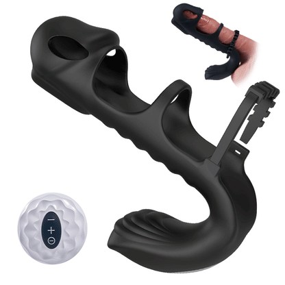Lucifer dual-motor vibrating couples ring animated product view