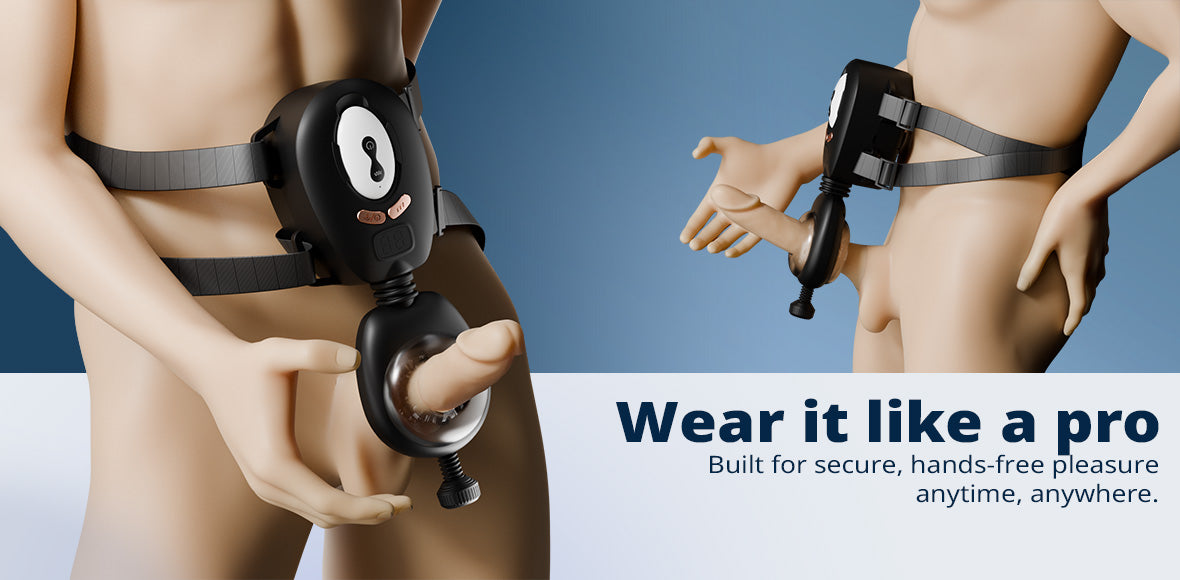 Strap-supported positioning.