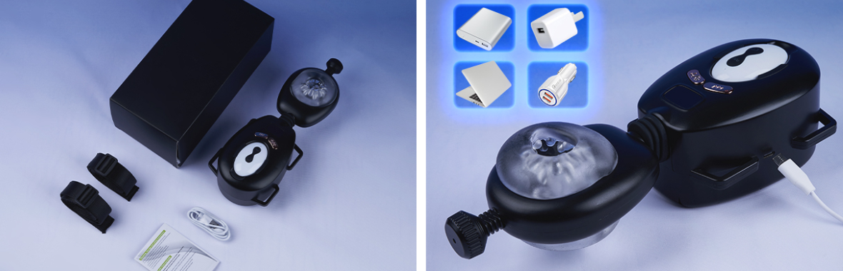 Belt-Driven Wearable Vibrating Stroker with Remote Control