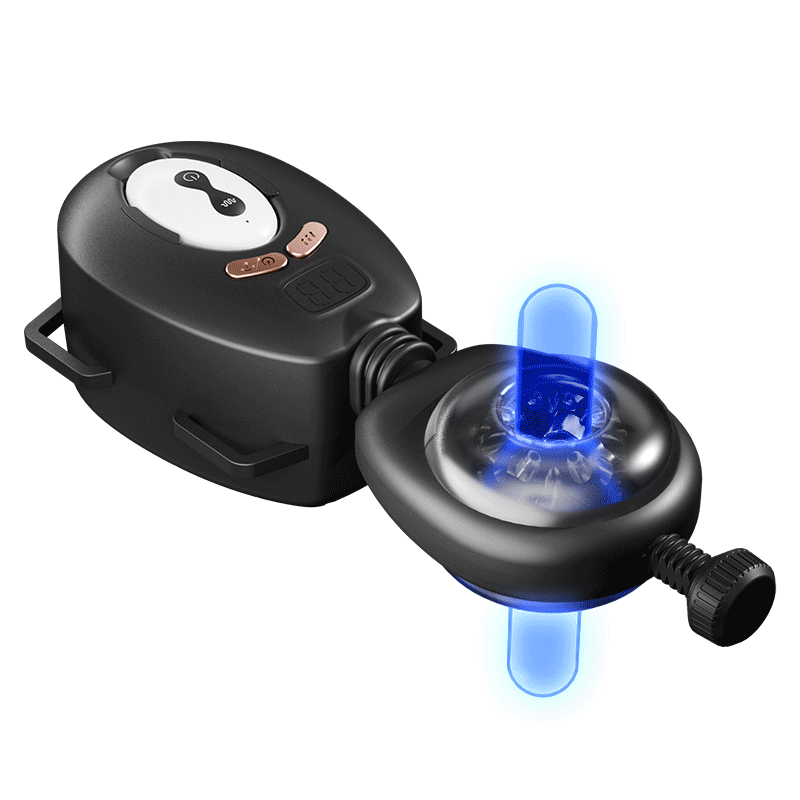 LustGear belt-driven wearable vibrating stroker