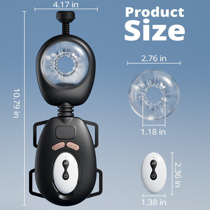 LustGear vibrating stroker accessories
