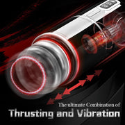 Chainsaw stroker telescopic motion illustration