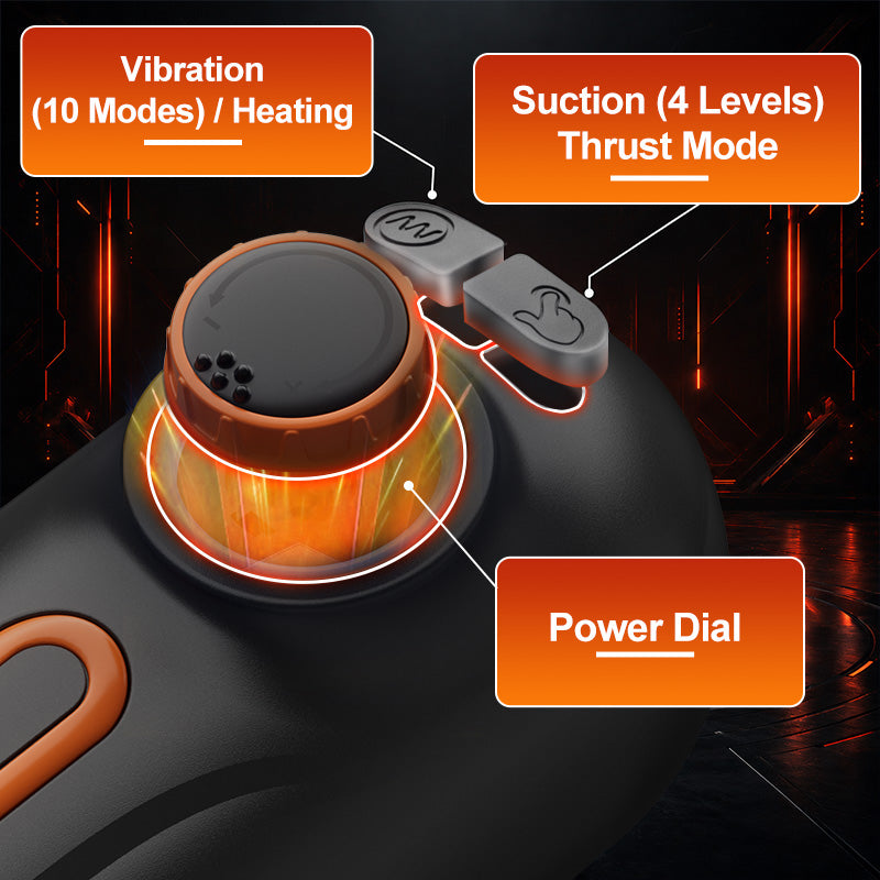 Alien Vortex X buttons and power dial