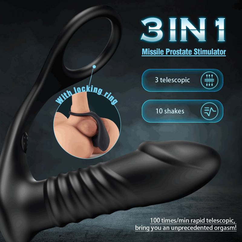 Moore prostate massager vibration and movement demonstration
