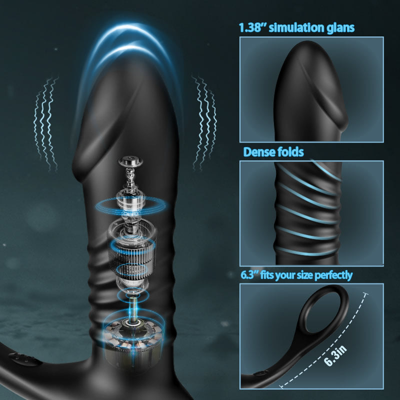Moore silicone prostate massager design details