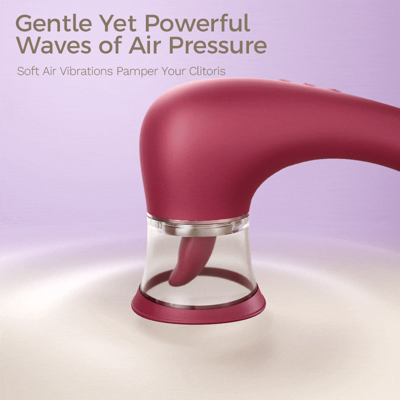Pacifier suction and tongue vibrator controls