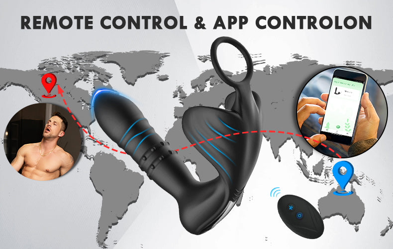 Sweetstoy-Pulse 2 Prostate Massager with Thrusting Motion & Vibration