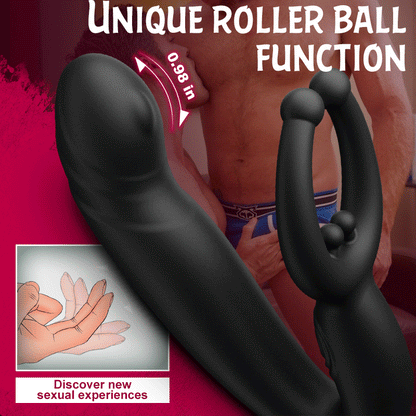 Rainstorm prostate massager vibration demonstration