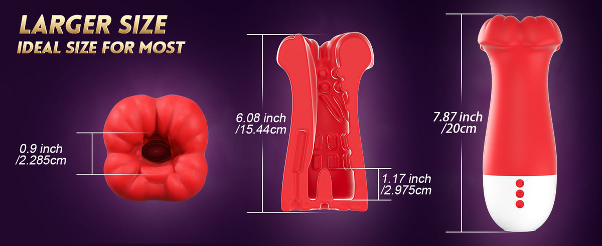 Cherry Suction & Licking Glans Vibrator – 10 Modes
