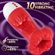 Cherry glans vibrator with ten vibration patterns