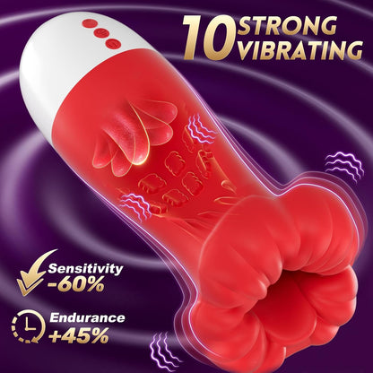 Cherry glans vibrator with ten vibration patterns
