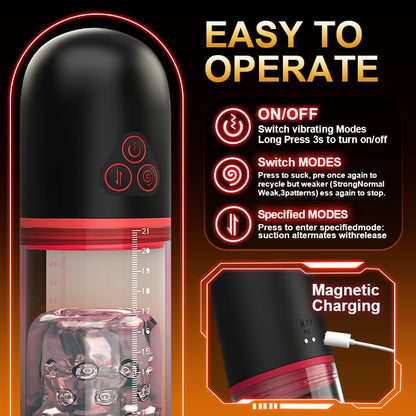 S-HANDE vacuum pump controls and charging details