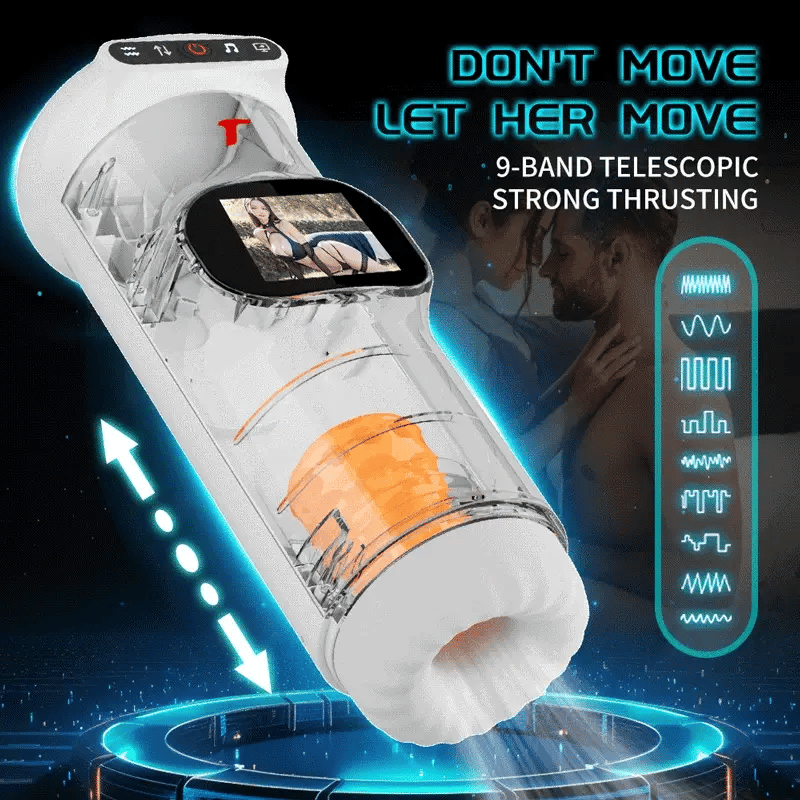 New Tifforun UFO Masturbation Cup 9 Vibrating & Thrusting Modes