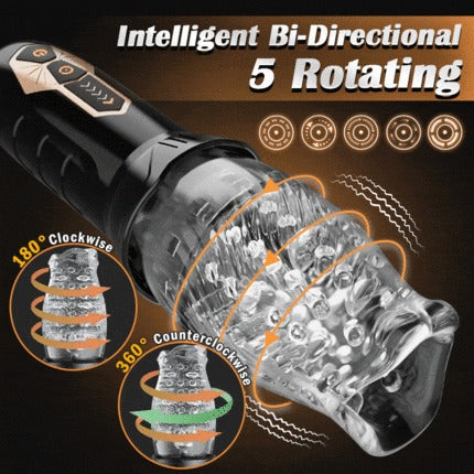 TORNADO transparent rotating vibrating stroker product image 2
