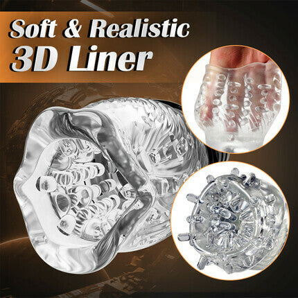 TORNADO transparent rotating vibrating stroker product image 3