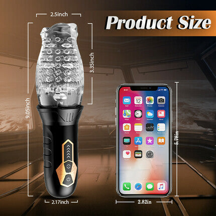 TORNADO transparent rotating vibrating stroker product image 6