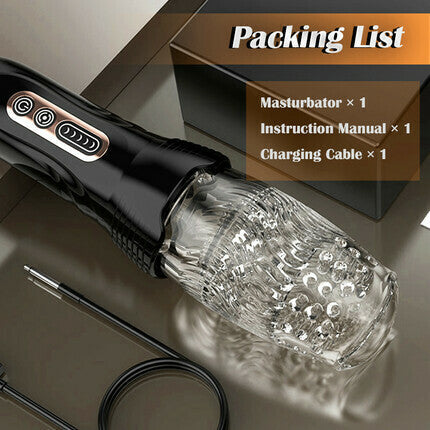 TORNADO transparent rotating vibrating stroker product image 7