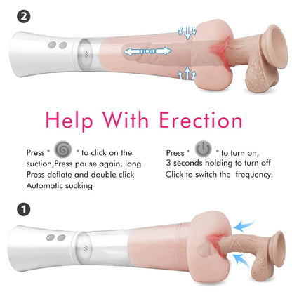 Vacuum penis pump with textured sleeve product view 5