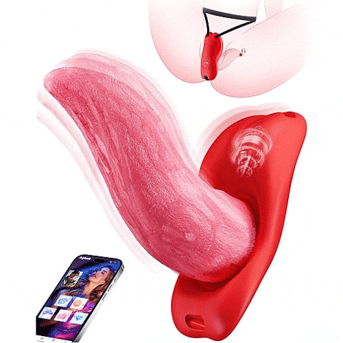 Wearable Tongue Vibrator – APP Control, G-Spot Stimulation & 9 Vibration Modes