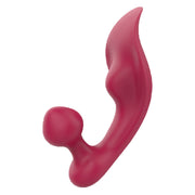 Curved pink silicone Chomper-RCT rechargeable clitoral vibrator
