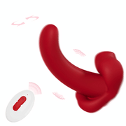 PassionBig red rotating tongue vibrator with remote control
