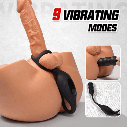 Prostate massager external ring stimulation demonstration
