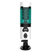 Green automatic stroker with transparent chamber and black suction base