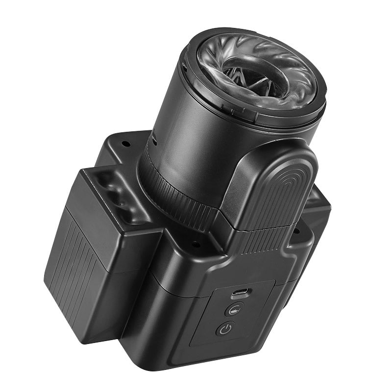 Camera Shape 3 IN 1 Detachable Black Multifunctional Male Masturbator