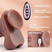 ST-DL-TSVH10 base controls for vibration, swing, warming and USB charging