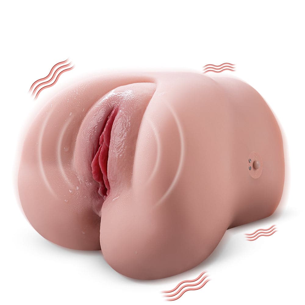 5.73lb Vibratable Spiral Vagina Simulated Labia Natural Material Washable Magnetic Suction Charging Sweetstoy