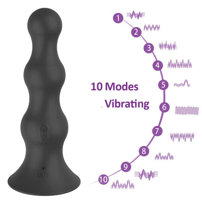 Wireless remote control electric telescopic prostate massager - inflatable Sweetstoy
