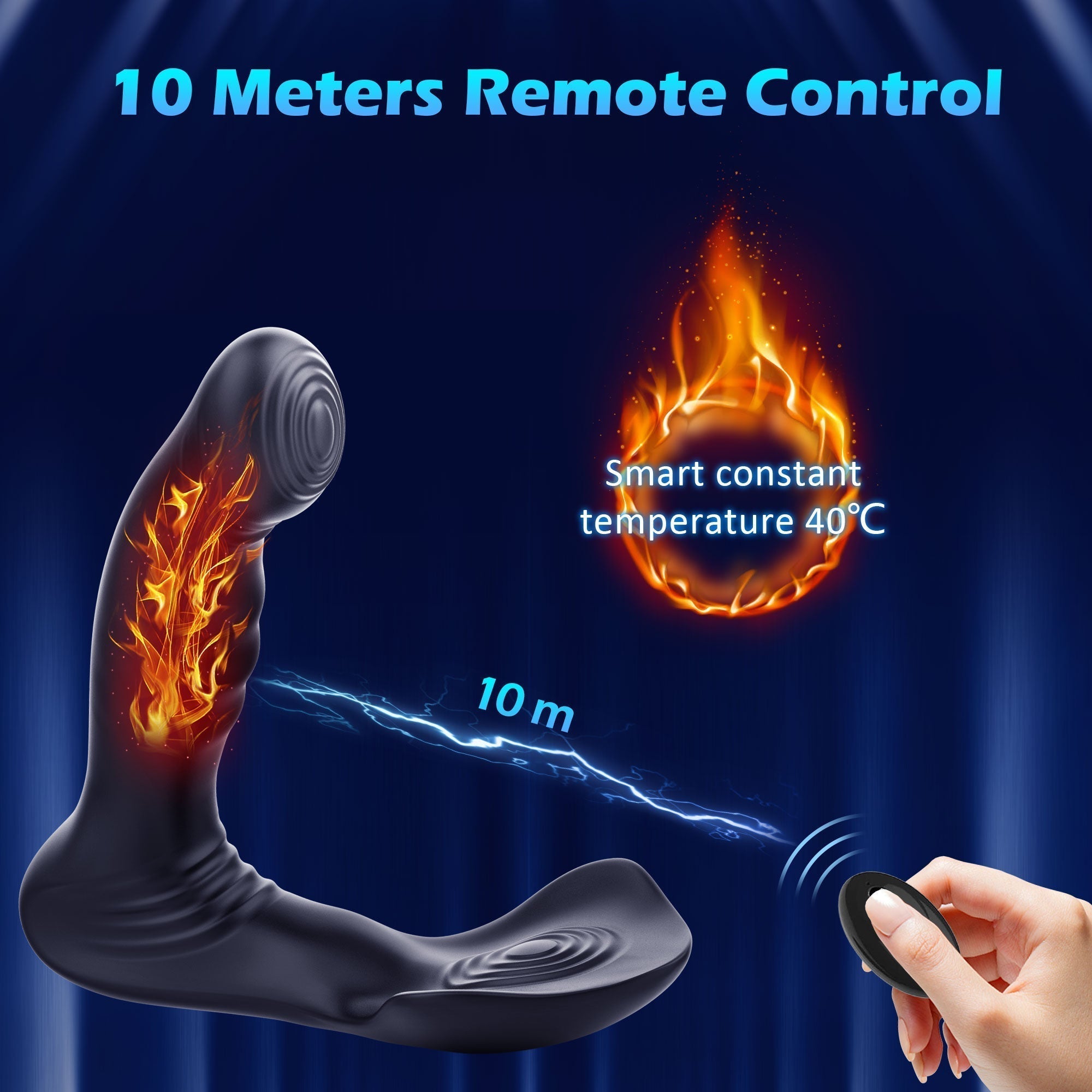 Elizabeth - Remote & App Control Prostate Massager None