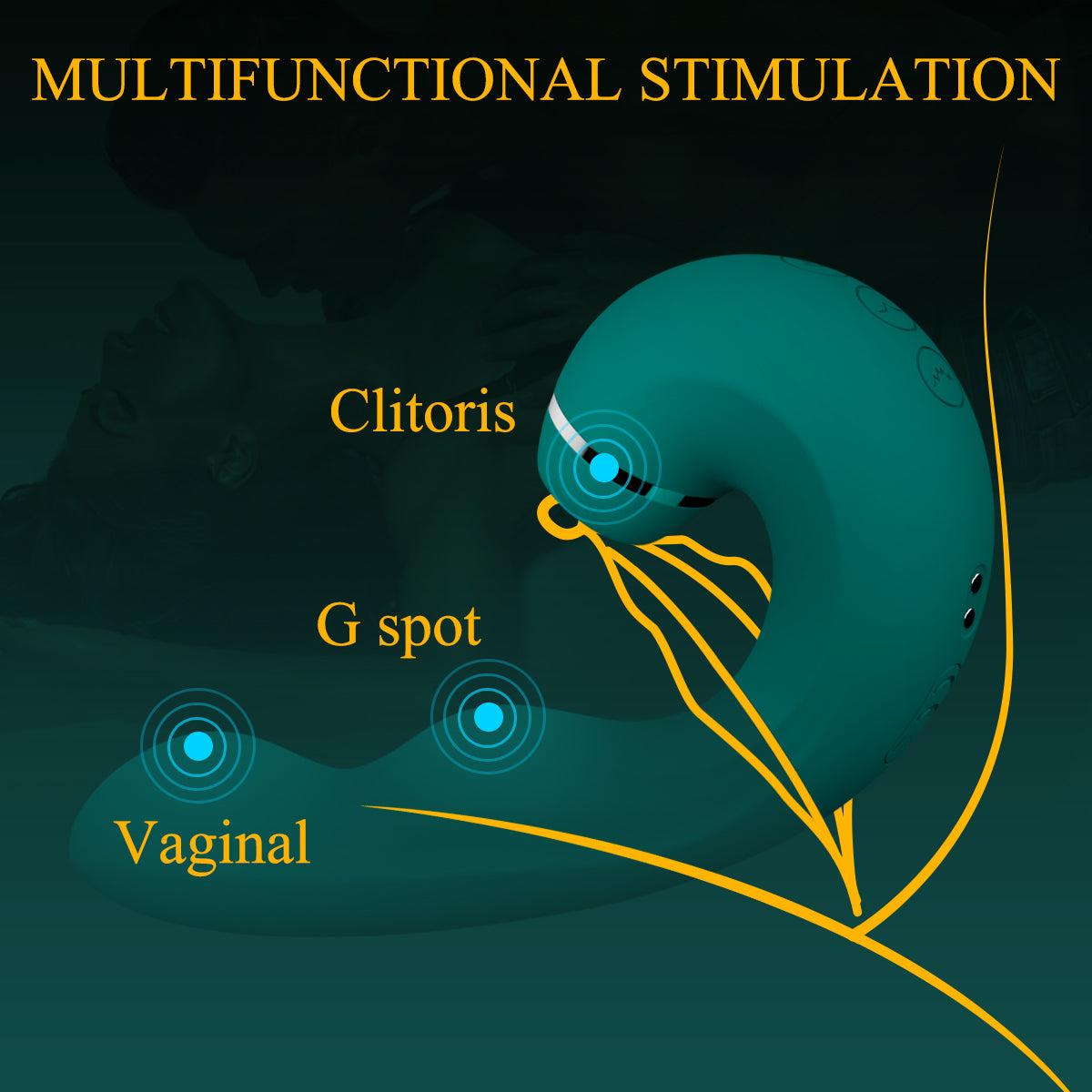 3 in 1 Clitoral Suction & Vibration G-Spot Stimulator