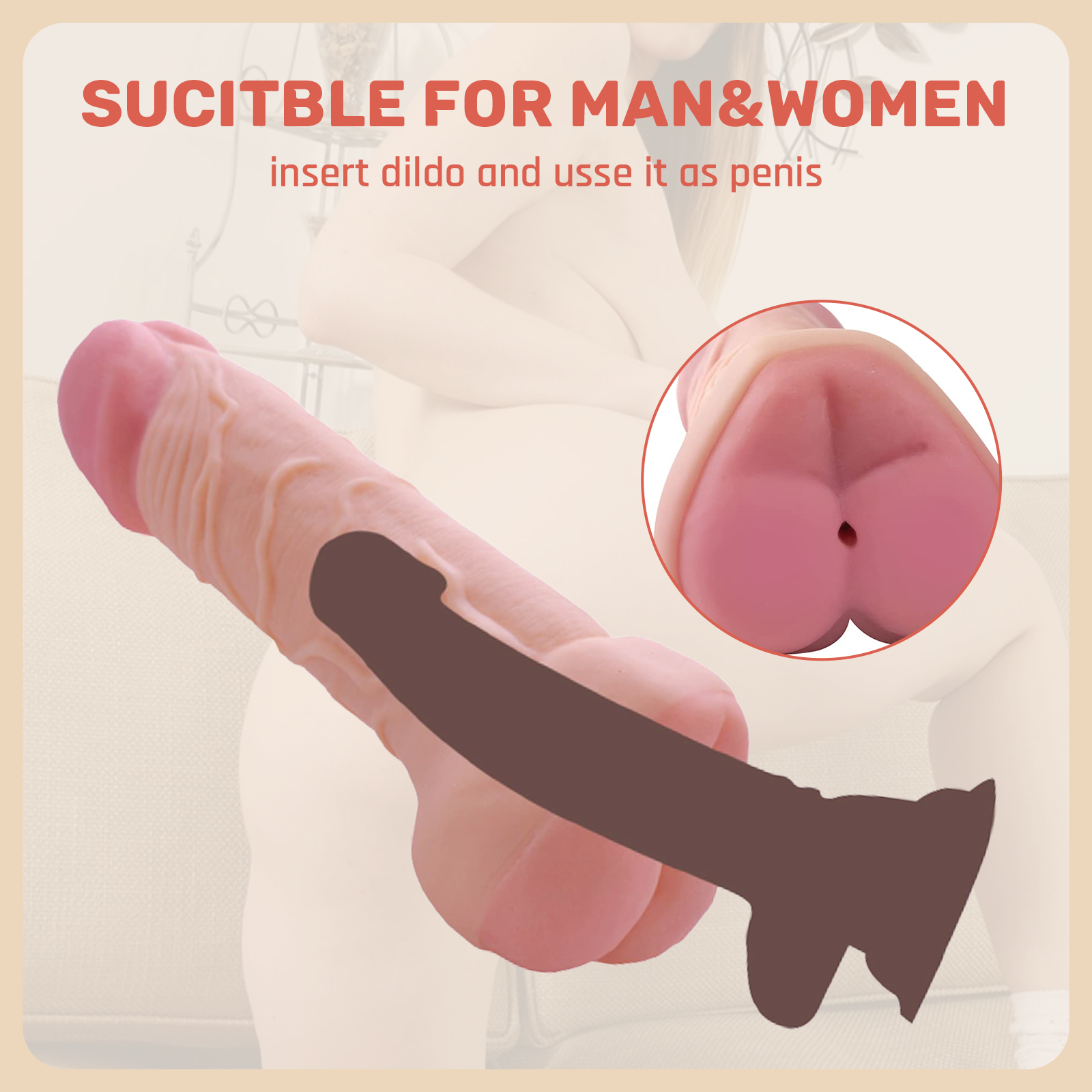 The most realistic giant dildo to stimulate your anus