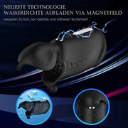 4-in-1 Glans Massager with Precision Wearable Stimulation — feature overview graphic