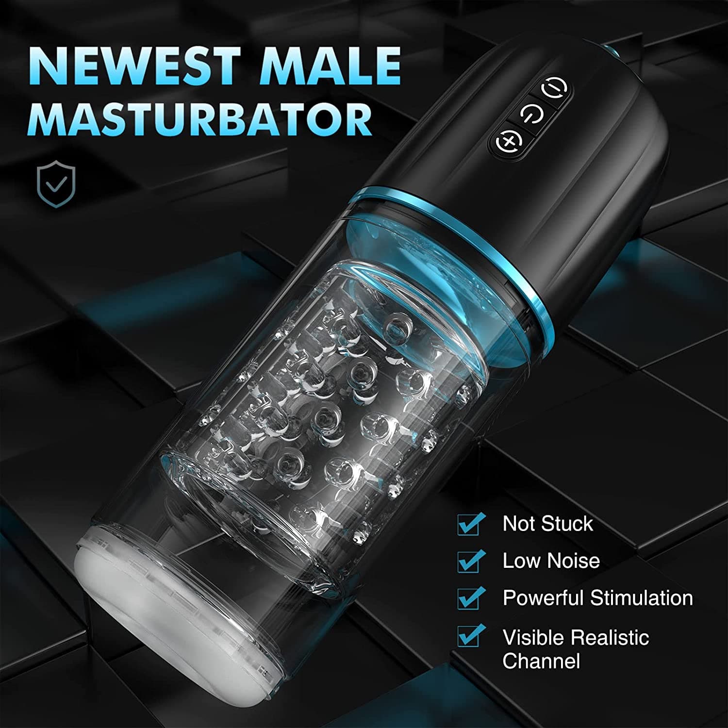 Automatic Male Masturbators Cup, Male Masturbator Toy with 7 Thrusting & Rotating