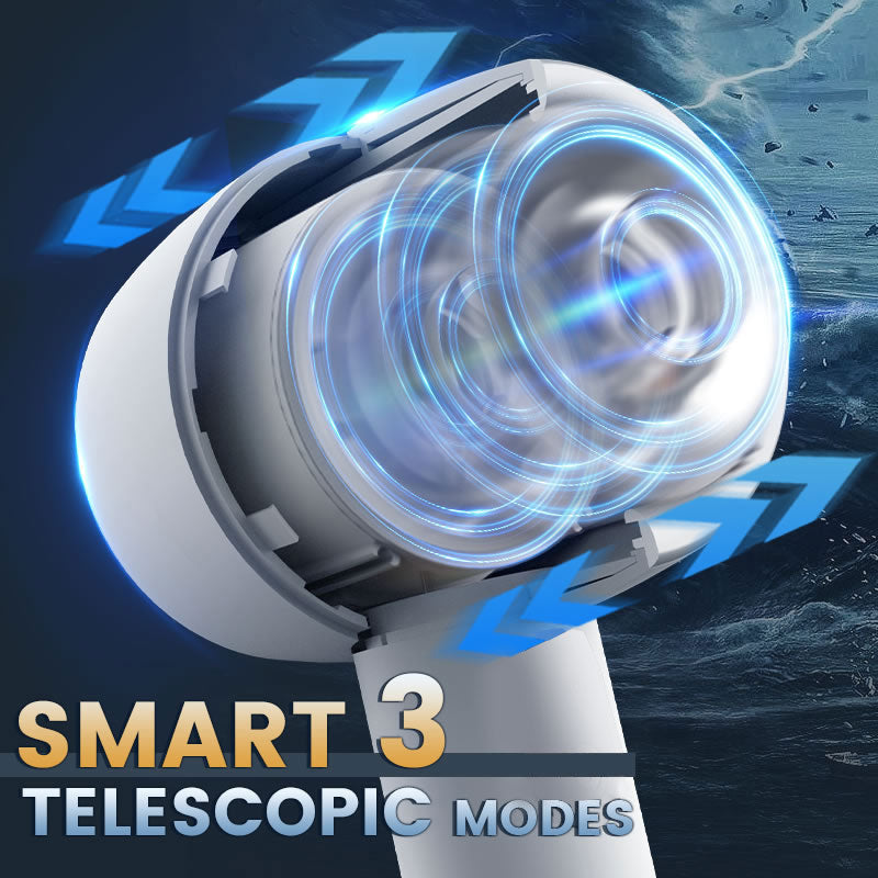 Automatic 3 Frequency Telescopic Handheld Male Masturbator Cup