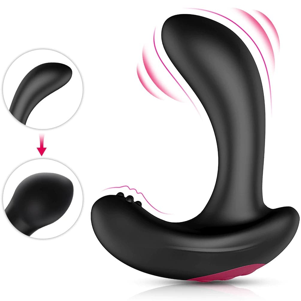 Anal expansion prostate massager remote control inflatable anal plug