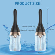 Large water jet enema dimensions: 270 by 76 millimeters