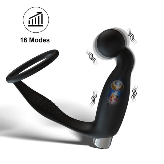 3 In1 Anal Vibrator & Finger Vibrator mit Penis Stimulation ——  Fierce Expansion Sweetstoy
