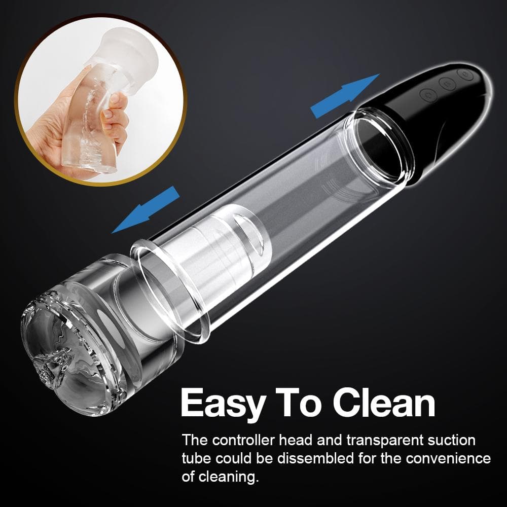 Vaginal Sucking Electric Penis Pump Masturbator —— 3D Texture